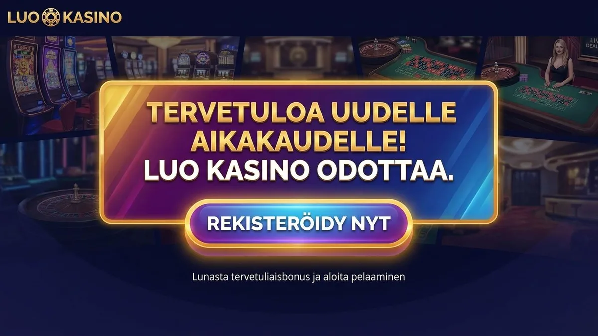 Rekisteröidy bonuksen kanssa